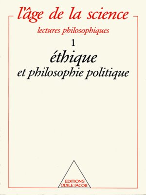 cover image of Éthique et philosophie politique